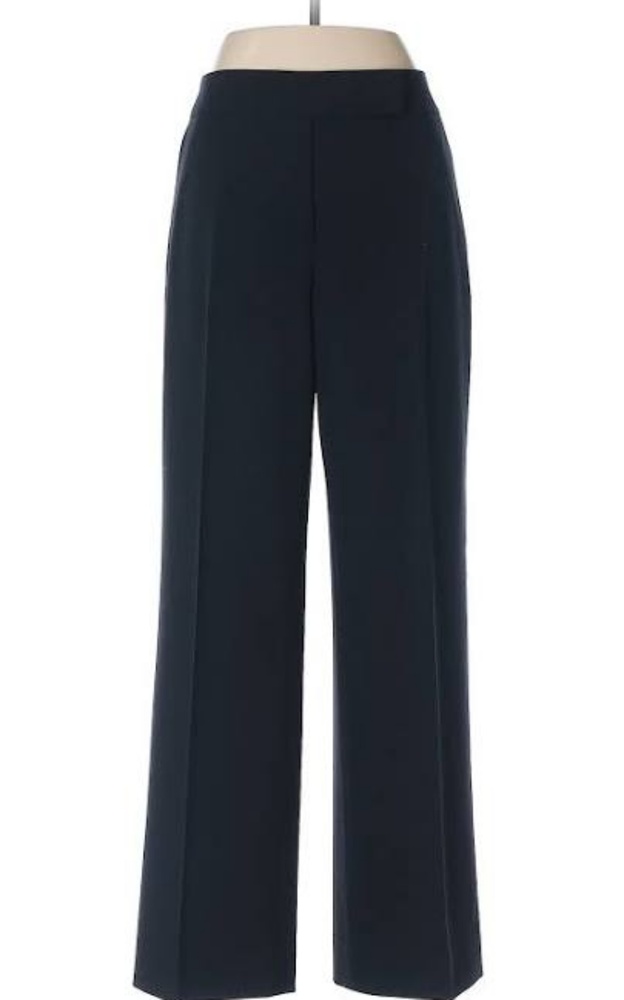 Faconnable/Black womens wool dress pants